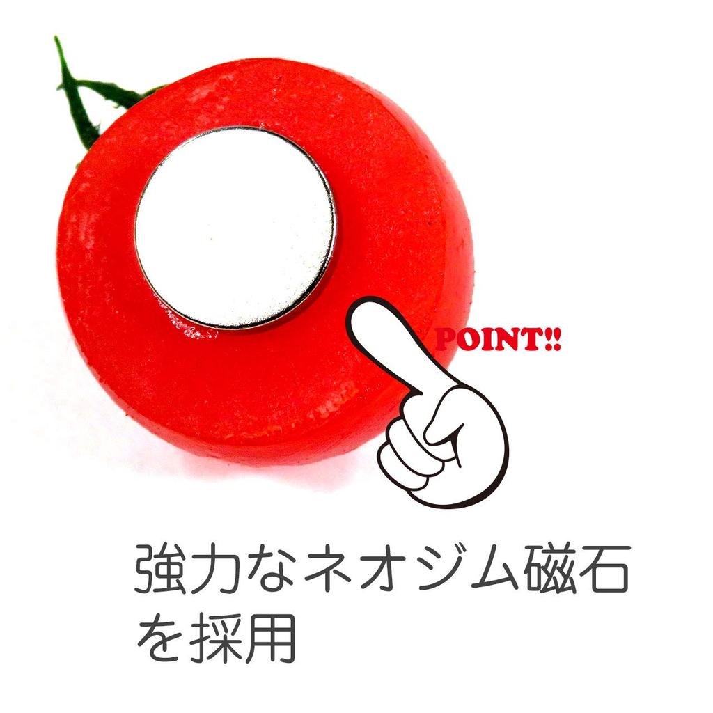 Food replica edible cherry tomato 239OM magnet (red)