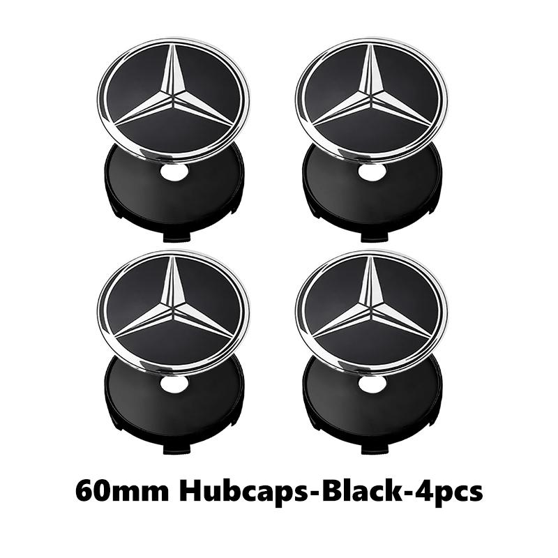 AABIA1 For Benz Car Logo Wheel hub Center Cap Badge covers sticker Decals Styling Accessories AMG Exclusive A C E R V Class CLA CLS