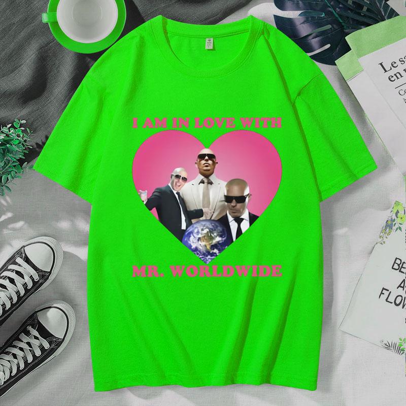 Забавные футболки с графикой Mr Pitbull Worldwide Been There Done That Мужская одежда Мода Лето Винтаж Харадзюку Футболка Мужская