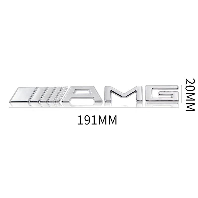 Новый значок AMG Стайлинг автомобиля Задний багажник Декор кузова Наклейка Аксессуары для модификации Для Mercedes Benz Класса A C G M S W176 W204 W212