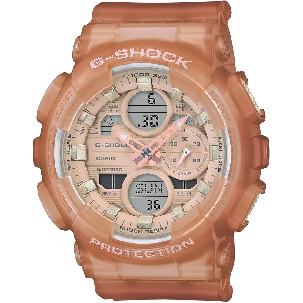 Casio G-Shock GMA-S140NC-5A1JF Mid-Size Women's Watch Brown Resin Strap Water Resistant