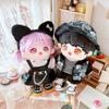 Niannyyhouse 20cm Doll Cotton Doll Bear Print Hat Striped Leather Doll Baby Dress For Stuffed Toys Clothes, Clothes, Coat, T-Shirt, Pants, Clothes,