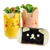 Creative 5 In 1 Cartoon Mould Rice Ball Mold Onigiri Shape And Dry Roasted Seaweed Cutter Set Kitchen Diy Mold Gadget