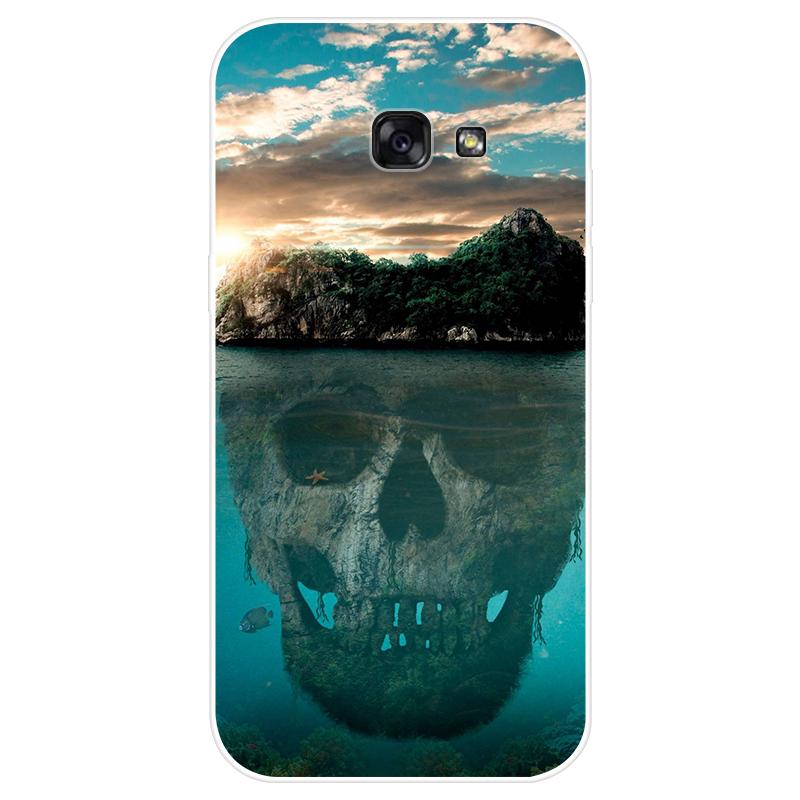 Для Samsung Galaxy A 5 A52017 SM-A520F чехол Мягкая силиконовая задняя крышка модный чехол для телефона с мультяшным рисунком