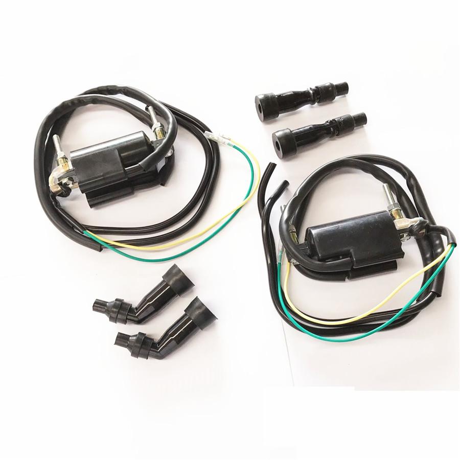 Комплект катушек зажигания 12 Вольт 12В для Kawasaki KZ Suzuki GS Honda CB 650 750 900