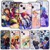 Роскошный чехол для телефона «Anime Ensemble Stars» для iPhone 15 13 14 12 11 Pro MAX XR X SE XS 7 8 Plus, черный силиконовый защитный чехол