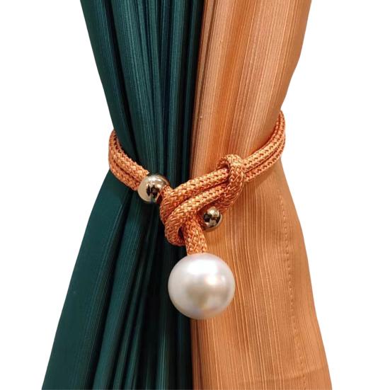 Задержка для драпировки, красивый, тонкая работа, многоразовый шарик, магнитный держатель для штор для ванной комнаты