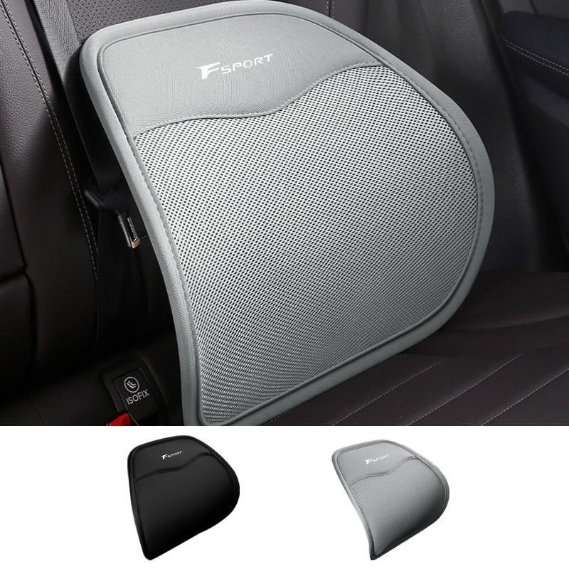 CKU5 Car Seat Lumbar Support Breathable Waist Cushion Backrest Accessories For Lexus UX250h RX450h CT200h RX400h NX300h RX350