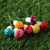Gift Resin Crafts Stakes Miniature Figurine Artificial Foam Mini Mushroom Potted Plants Decor