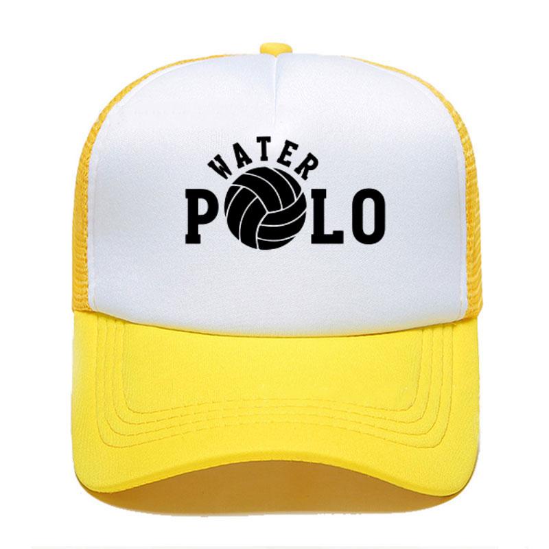 New Waterpolo Player Print Casual Women Unisex Unisex Summer Parentchild Hats Mesh Visor Outdoor Sun Hat