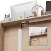 1PC 1/2/3meters Flexible Floor Cable Cover Cord Self-Adhesive All Cord Hider Internet Wire Duct Duct Slot Cable Manage
