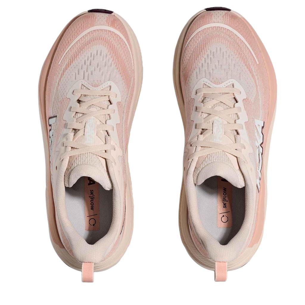 HOKA One One SKYFLOW Устойчивые к истиранию Поддерживающие Светоотражающие Беговые кроссовки Женские Розовый Бежевый 1155113-RRMR