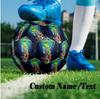 Custom Text Size 5 Soccer Ball, Standard Match Football For OutdoorSally Face