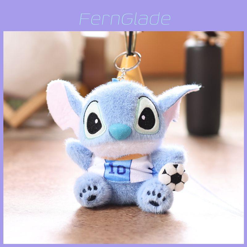 Плюшевый брелок Stitch с наполнителем из полипропиленового хлопка, идеально подходит для украшения рюкзака и подарков