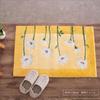 OKA Corner Adsorption Entrance Mat Innocent Daisy 30cm x 110cm Yellow Approx.