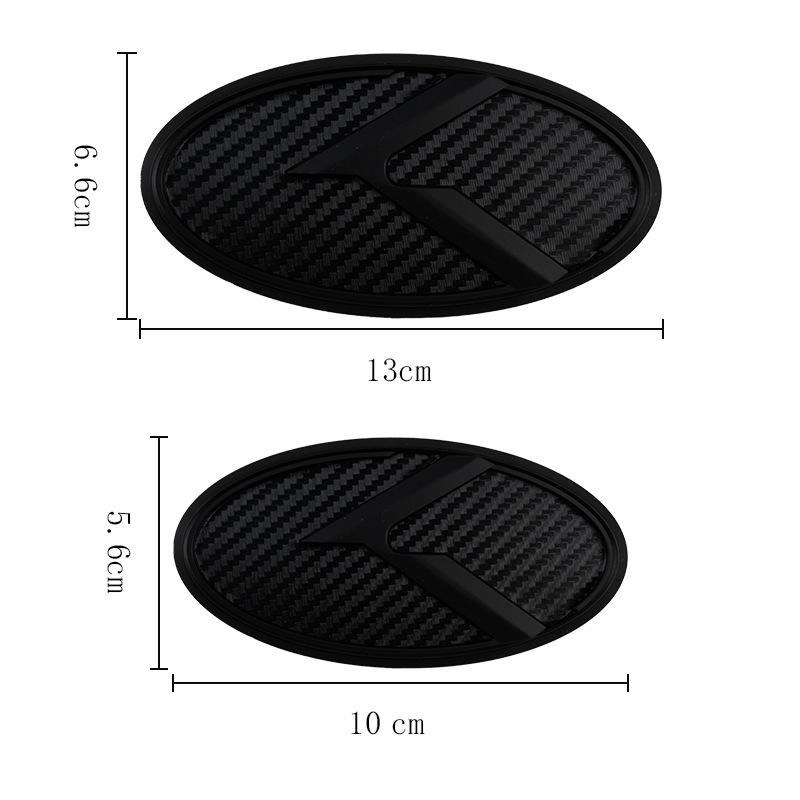 VTMI5 Car Front Grille Rear Logo Auto Emblem Sticker Accessories For Kia GT-Line Sportage Ceed Rio Picanto Sorento Soul Cerato Venga
