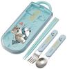 Skater Mofusand Trio Set of and Fork for Made In Chopsticks, Spoon, Kids, Antibacterial, Japan, TACC2AG-A