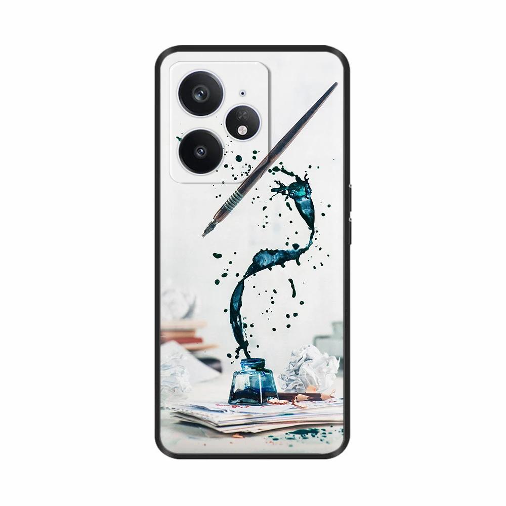 Для Realme Neo 7 Чехол Цветок Птица Мягкий Силикон ТПУ Чехол для Телефона Funda Для Realme Neo7 Чехол Realmi Neo 7 Coque Сумки для Телефона Чехлы