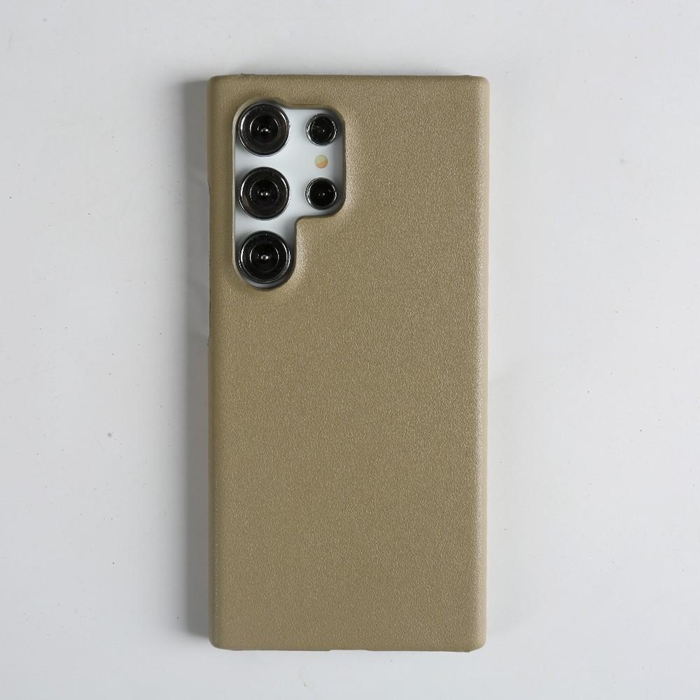 Luxury Business Cover For SAMSUNG S26 Ultra S26FE S23 S22 S21 S25 CASE Genuine Leather Cases Back Cover Coque Shockproof Funda