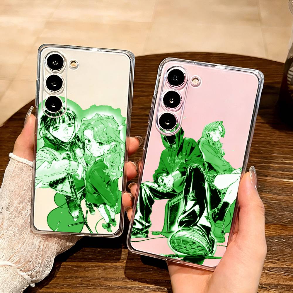 LES Manga Green Y-Yuri AyaS Couple Phone Case For SamsungA10 A12 A31 A40 A70 Transparent Cover Case