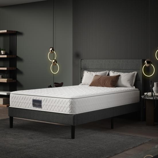 Foam Mattress Spring High Stability Friendly to Skin Better Support Sweat-wicking Bed Comfortable Relax Polyester Bedroom Queen Size Supplies