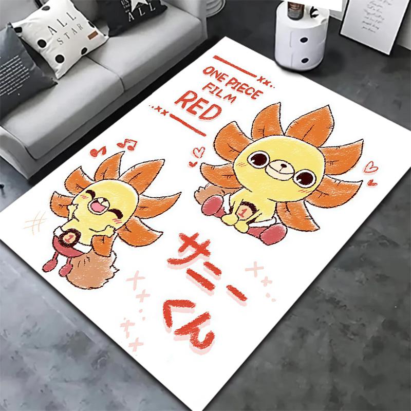 One Piece Logo Carpet Rug For Living Room Bedroom Home Sofa Decoration Kids Play Nonslip Floor Mat