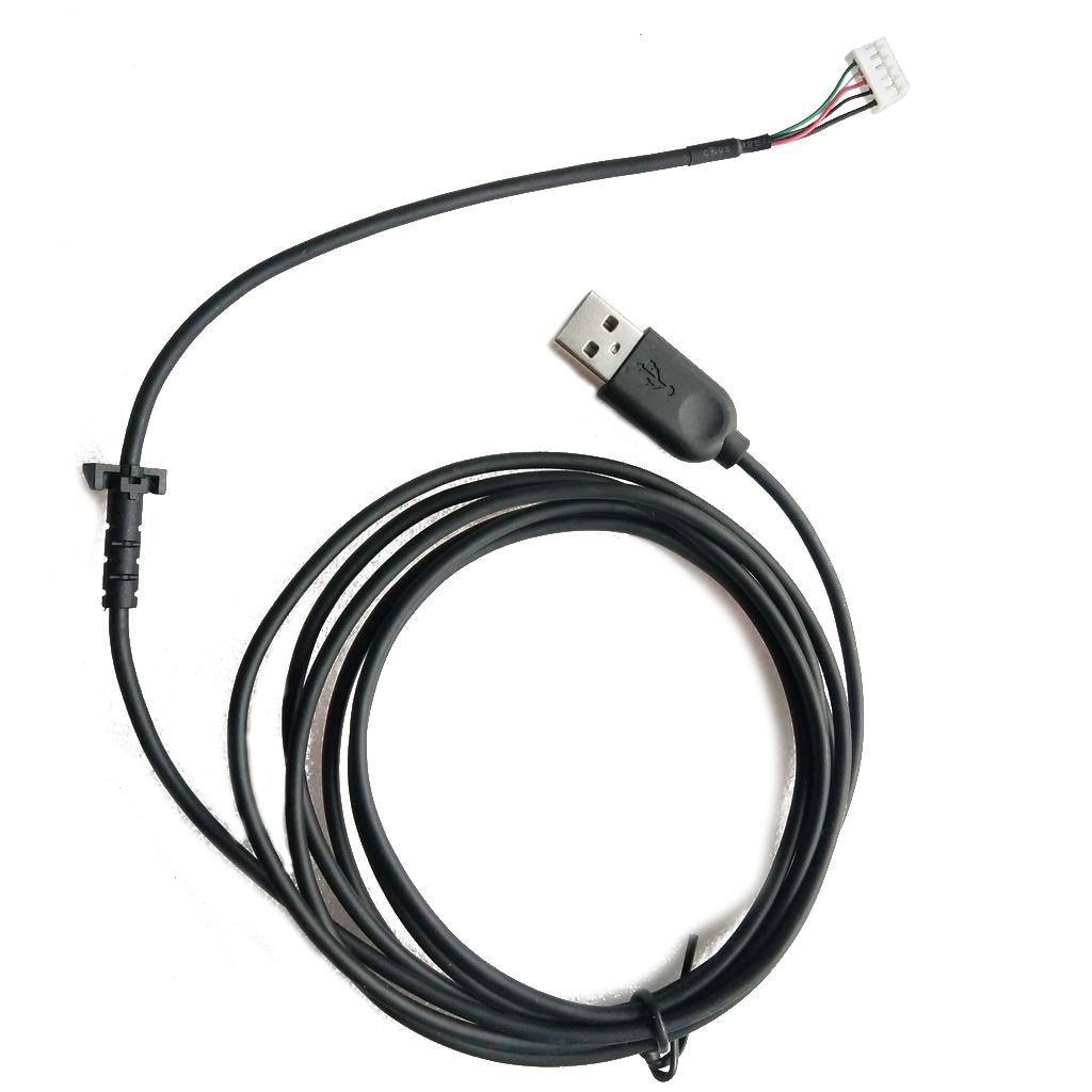 USB-кабель для зарядки Запасная проводная линия Совместим для мыши G402 Master Mouse Клавиатура Прочная нейлоновая оплетка