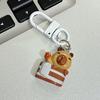 Kawaii Креативный брелок-подвеска Capybara Милый мультяшный автомобильный брелок-подвеска Украшение для рюкзака Аксессуары Подарки