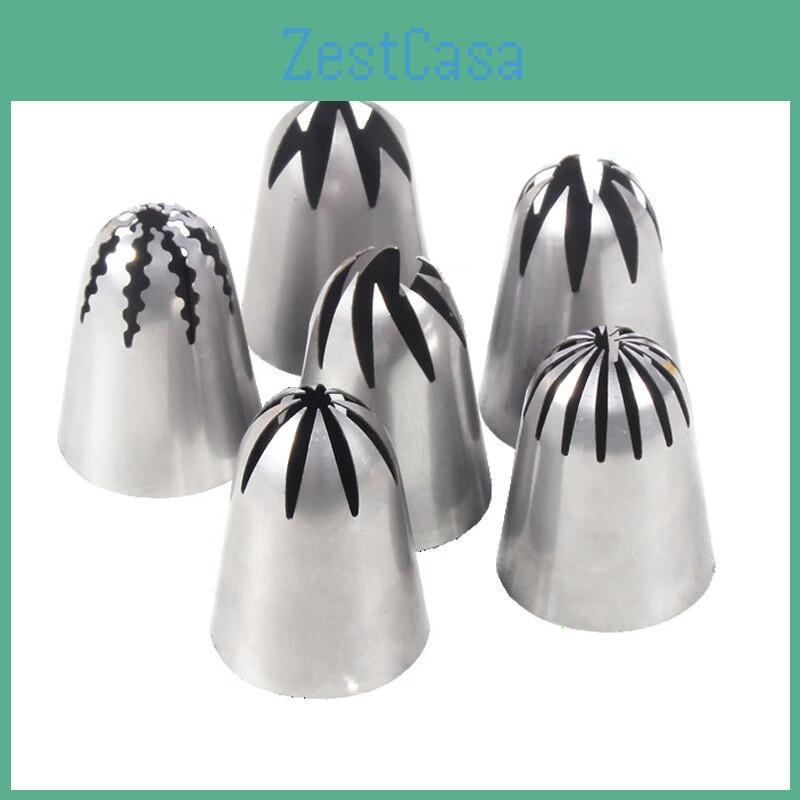 Seamless Zisiz Large Round Extra Piping Nozzle Set