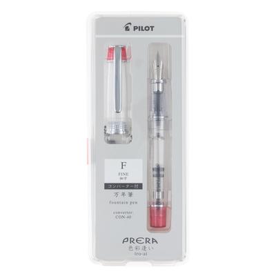 Pilot Перьевая ручка Prera Shikisaiai F Тонкое перо Прозрачно-красная PFPR1TRF