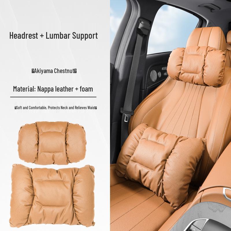 Compatible Car Neck Pillow & Lumbar Support for Trumpchi Models: Yingbao GS3/GS4/GS8, M8/M6.