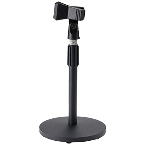 TOA ST-66A Desktop Microphone Stand with Clip-on Microphone Holder