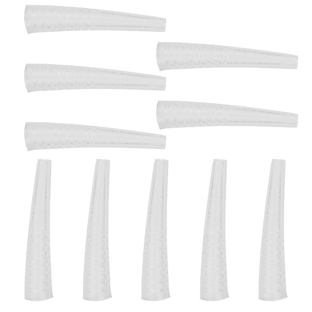 10pcs Tweezers Protective Covers AntiDust NonSlip Eyelashes Grafting Tweezer Tip Cover