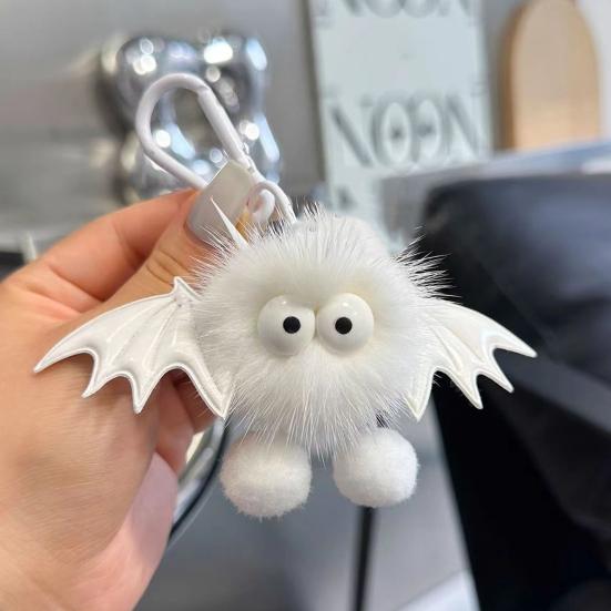 Yousheng Keychain Pendant Cartoon Doll Charm with Wings Plush Key Chain Versatile Decoration Keys Backpack Wallet Accessories