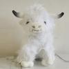 Cow Ornament Realistic Highland Cow Plush Toy Adorable Stuffed Animal for Home Farmhouse Desktop Decorations