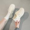 Осень новые парусиновые туфли женские студенческие дышащие повседневные туфли уличная съемка маленькие белые туфли детские