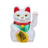 Solar Powered Lucky Cat Car Ornament Cartoon Wealth & Prosperity Cat Doll Auto Dashboard Decoration Cute Waving Car Accessories