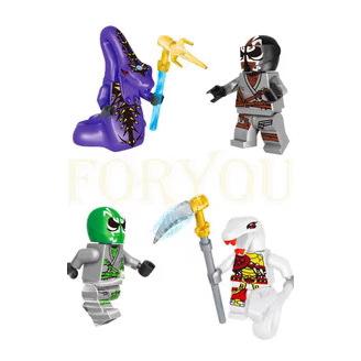 Ninja Battle Building Blocks Ninja Action Figure Set 24-Pack Phantom Series Construction Toys for Kids