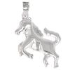 [Q2931] - Silver 'Horse' Silver Pendant - 25x18 Mm