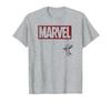 Классическая футболка Marvel Человек-паук с паутиной и логотипом Marvel