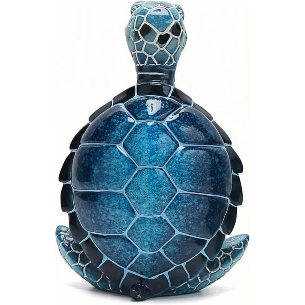 Статуэтка из смолы для дзен-йоги, морская черепаха, декор для медитации и йоги, украшения для прибрежного пляжа для медитации, украшения для домашнего офиса (Соедините ладонь вместе)