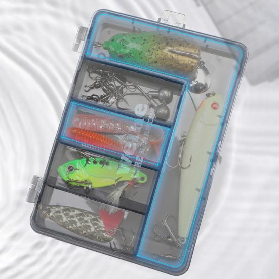 Прочная конструкция защелки большой емкости для хранения рыболовных снастей на 5 сетках на открытом воздухе