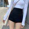 Plus Size Women's A-Line High Waist Elastic Shorts - 2021 Summer Slim Fit Hot Pants