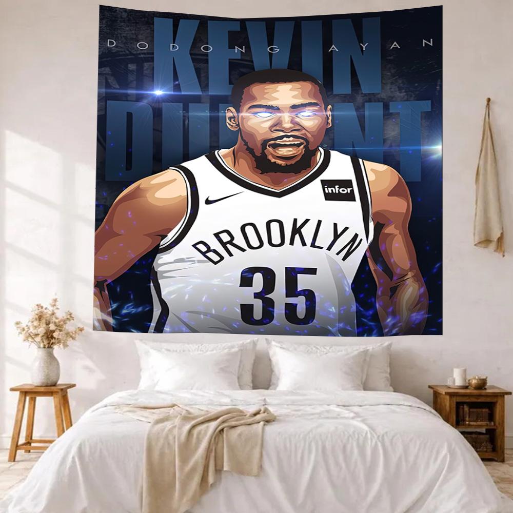 Kevin Durant Wall Decor Tapestry Art For Pet Memorial Birthdaywedding Party Backdrop Family Gift