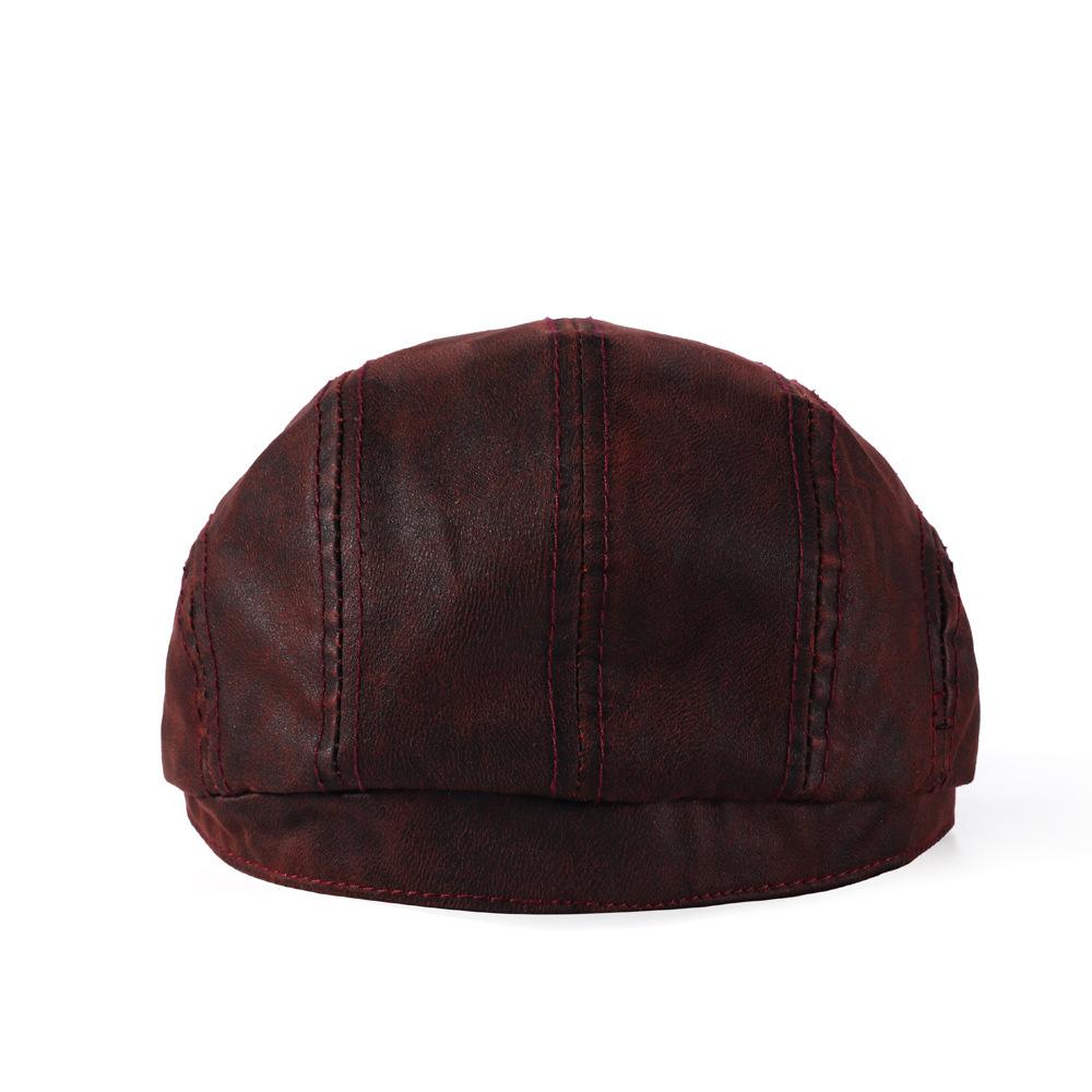 Берет из ткани с масляным воском Do Old Washed Forward Cap Женский берет Show Face Маленькая ретро-минималистская шляпа художника Кепка газетчика
