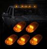 Cab Marker Light, Roof Ramp, 9LED, , 24V, Clearance Running Light, Smoke Cover, Amber