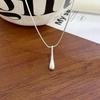 Minimalist Water Drop Necklace Snake Bone Chain Ins Minimalist Air-cooled Light Wind Niche Design