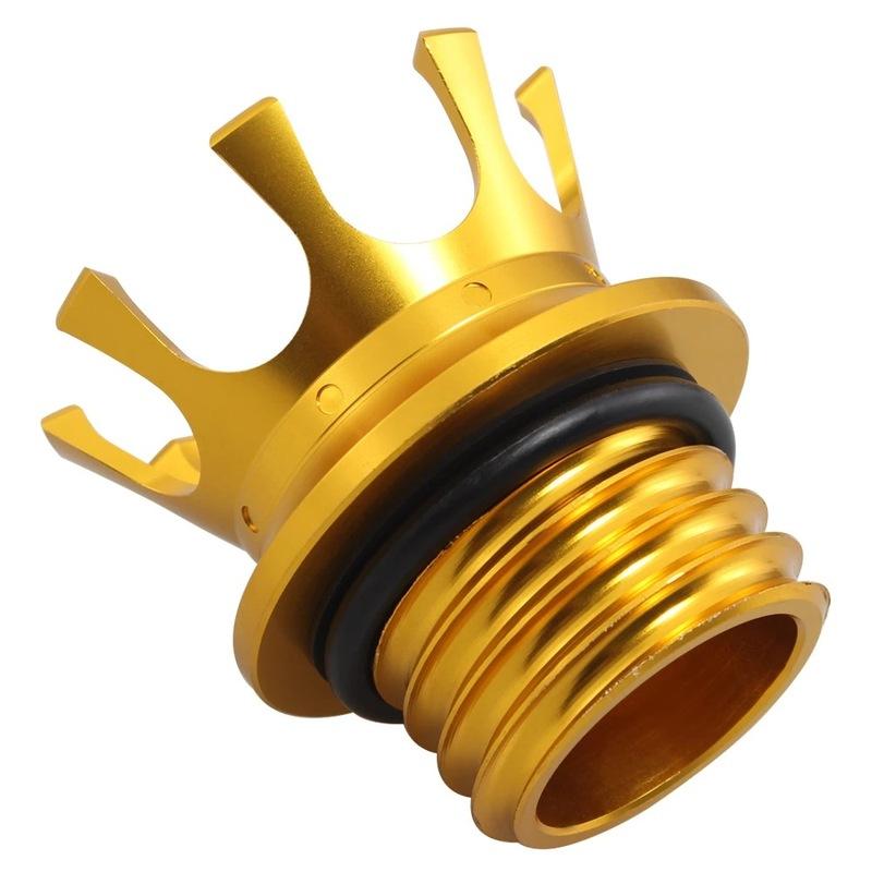 Motorcycle Aluminum Fuel Tank Cap for Harley 883 XL1200 48 72 Softail Fat Boy Dyna, CNC  Crown