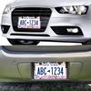 Splicing Skull Ghost Bat License Plate Frames, 2 Pack Halloween Horror Car Plate Frame, Stainless Steel License Plate Holders Covers With Free Screws