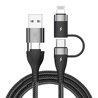 Быстрый USB-кабель 4 в 1, совместим с 65 Вт Type C на Type C, 60 Вт USB B0CNVM55PQ